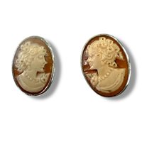 Ohrringe Mandile 1922 Dame Cammei  in Silber Conchiglia 2MORCM16